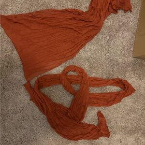 24 - 10ft Terracotta cheesecloth table runners